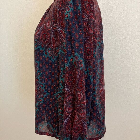 Marc by Marc Jacobs Paisley Wool Boho Top Colorful Small - Picture 6 of 8